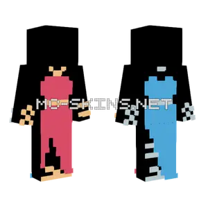 Fire Ice Gold Silver Raffle Minecraft skin