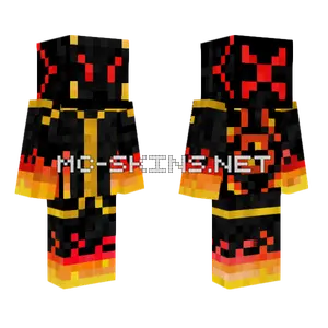 Fire King Minecraft skin