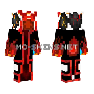 Fire Knight Minecraft skin