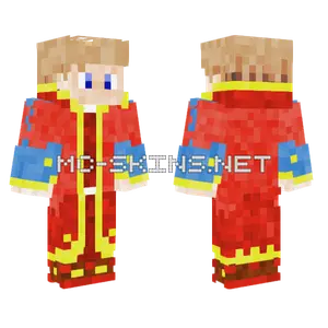 Fire Mage V3 Minecraft skin