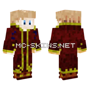 Fire Mage V6 Minecraft skin