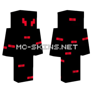 Fire Person Weirdcore Armor Minecraft skin