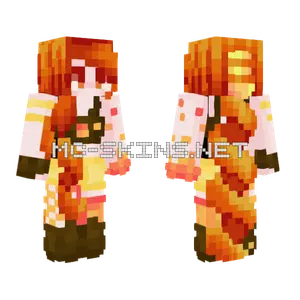 Fire Phoenix Minecraft skin
