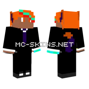Fire Wolf Minecraft skin