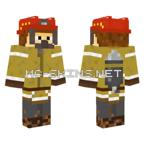 Firefighter Dazw Minecraft skin