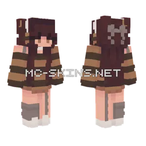 Firewood Girl Minecraft skin
