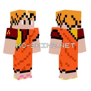 Fish Monk Minecraft skin