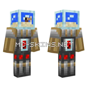 Fish Robot Minecraft skin