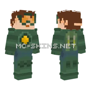 Fishy2748 Green Uniform Minecraft skin