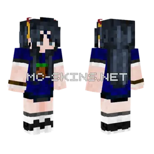 Fixed Blue School Uniform Minecraft skin