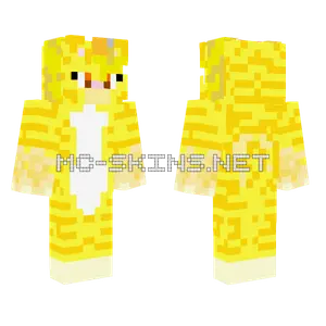 Flaira Yellow Outfit Minecraft skin