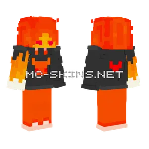 Flames And Fire Fixed Minecraft skin