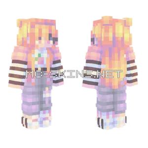 Flamingo Girl Minecraft skin