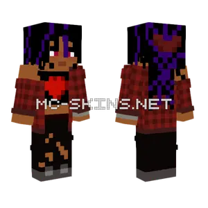 Flannel Locs Minecraft skin