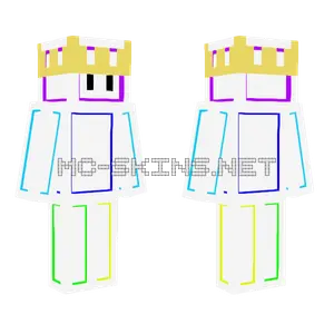 Flash Light Fall Guys Minecraft skin