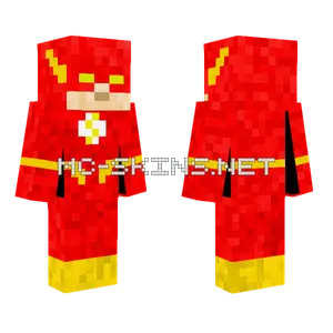 Flash Suit Minecraft skin