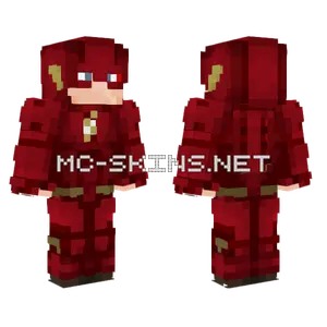 Flash Suit Minecraft skin