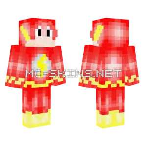 Flash The Hero Minecraft skin