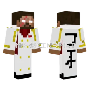 Fleet Admiral Herobrine Minecraft skin