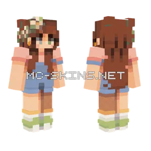 Flora The Explorer Minecraft skin