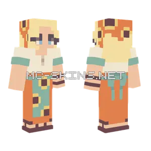 Floral Dynasty Minecraft skin
