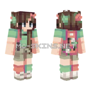 Floral Summer Outfit Minecraft skin