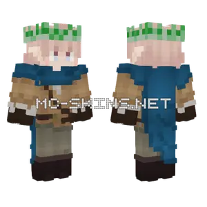 Flower Crown Elf Minecraft skin