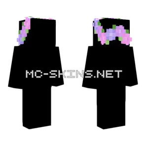 Flower Crown Valentine Minecraft skin