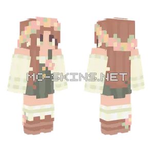 Flower Fairy Rce Minecraft skin