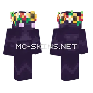 Flower Fields Enderman Minecraft skin