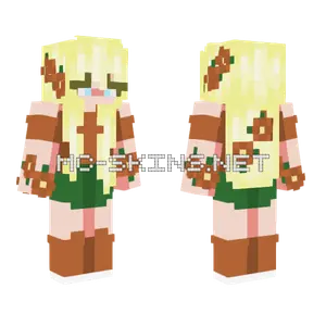 Flower Girl Minecraft skin