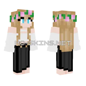 Flower Girl Edit Minecraft skin