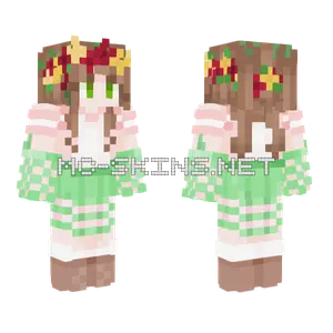 Flower Girl Gemini Minecraft skin