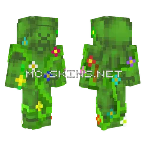 Flower Green Steve Minecraft skin