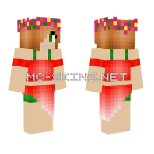 Flower Nymph Female Minecraft skin