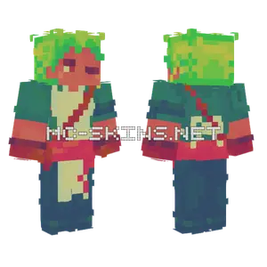 Flower Shop Zoro Minecraft skin