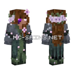 Flower Witch Minecraft skin