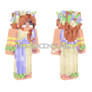 Flowering Sea Girl Minecraft skin