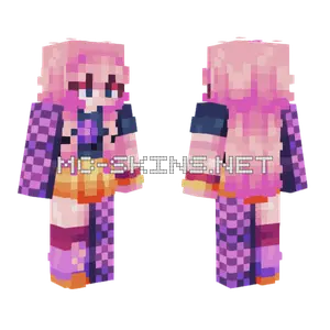 Flowers Girl Minecraft skin