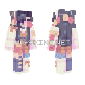 Flowery Shoutouts Minecraft skin
