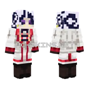 Fluffigerboruto White Outfit Minecraft skin