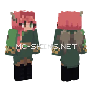 Flying Through Trees SMP Persona Minecraft skin