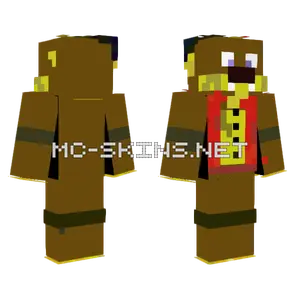 FNAF 2 Reimagined Freddy Minecraft skin