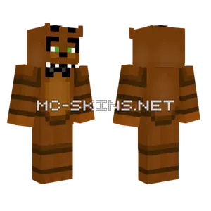 FNAF Freddy Fazbear Minecraft skin