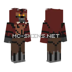 FNAF Nightmare Foxy Minecraft skin