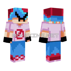 FNF BF Minecraft skin
