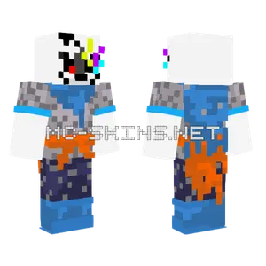 FNF Vs Dusttrust Swap Sans Minecraft skin