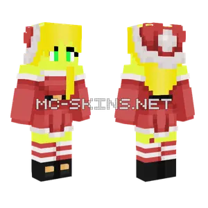 Fnia Spring Bonnie Christmas Minecraft skin