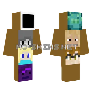 Follower Shoutout Wood Level Minecraft skin