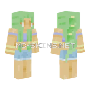 Forest Fairy Slim Minecraft skin